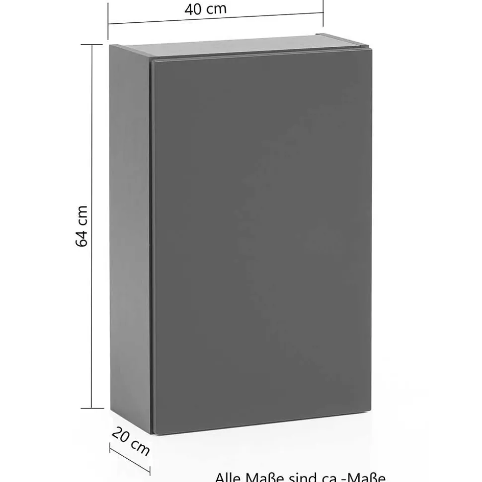 Badezimmerblock Schrank Set - Agiruan (vierteilig)