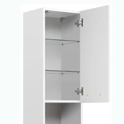 Badezimmer-Hochschrank in Weiß - Estateas