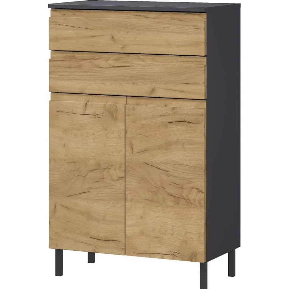 Badezimmer-Kommode in Wildeiche NB - Vignus