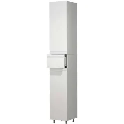 Badezimmermöbel Block in Weiß - Departo (vierteilig)