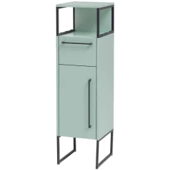 Badezimmermöbel Kombi in Mint mit Anthrazit - Esdrus (dreiteilig)