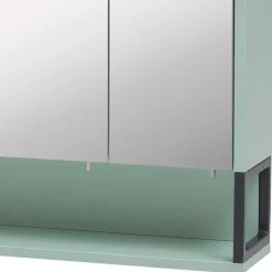 Badezimmermöbel Kombi in Mint mit Anthrazit - Esdrus (dreiteilig)