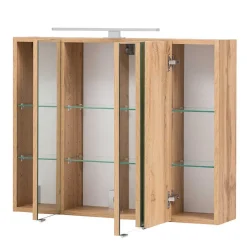 Badezimmermöbel Kombination zweifarbig - Larutta (vierteilig)