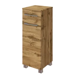 Badezimmermöbel Set 90 cm breit - Lemnas (dreiteilig)