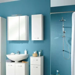 Badezimmer-Oberschrank in Weiß - Yennja