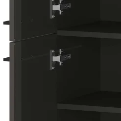 Badezimmerschrank mit 4 Türen in Dunkelgrau - Lucrino