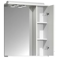 Badezimmerspiegel mit Seitenschrank und Ablage - Departo