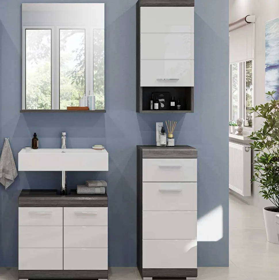 Badmöbel Einrichtung komplett - Nancys (vierteilig)