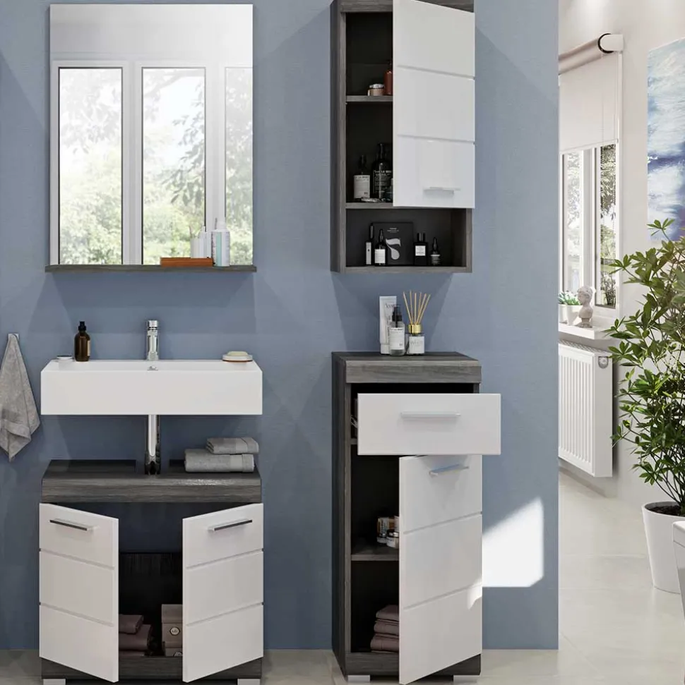 Badmöbel Einrichtung komplett - Nancys (vierteilig)