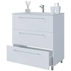 Badmöbel im Set 126 cm breit - Ipsum (vierteilig)