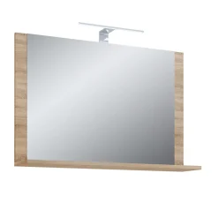 Badmöbel in Holzoptik Sonoma-Eiche - Caleena (dreiteilig)