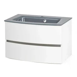 Badmöbel in Weiß Kombination - Mesciria (dreiteilig)