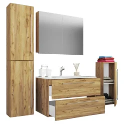 Badmöbel Kombination - Wandmontage - Karin (vierteilig)