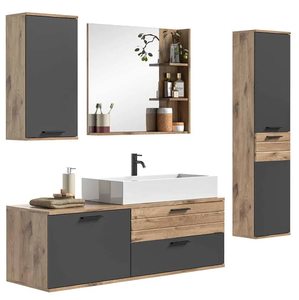 Badmöbel Kombination hängend - Depart (vierteilig)