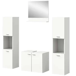 Badmöbel Kombination in Weiß - Harmone (vierteilig)