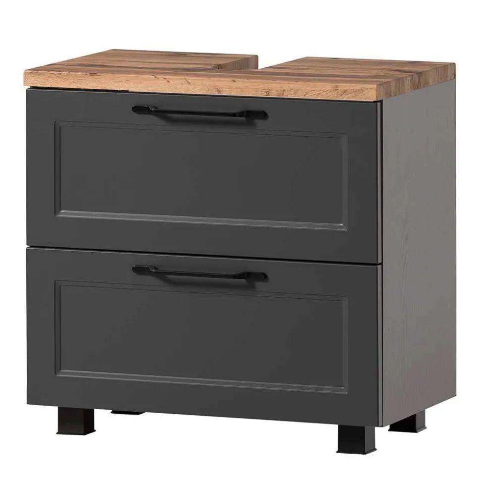 Badmöbel Kombination zweifarbig - Novelya (fünfteilig)