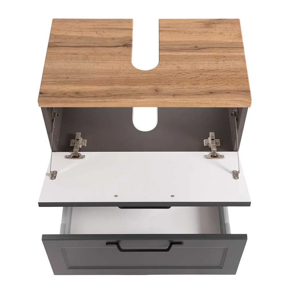 Badmöbel Kombination zweifarbig - Novelya (fünfteilig)