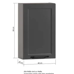 Badmöbel Kombination zweifarbig - Novelya (fünfteilig)