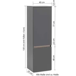 Badmöbel Komplettset in Touchwood - Drumias (fünfteilig)