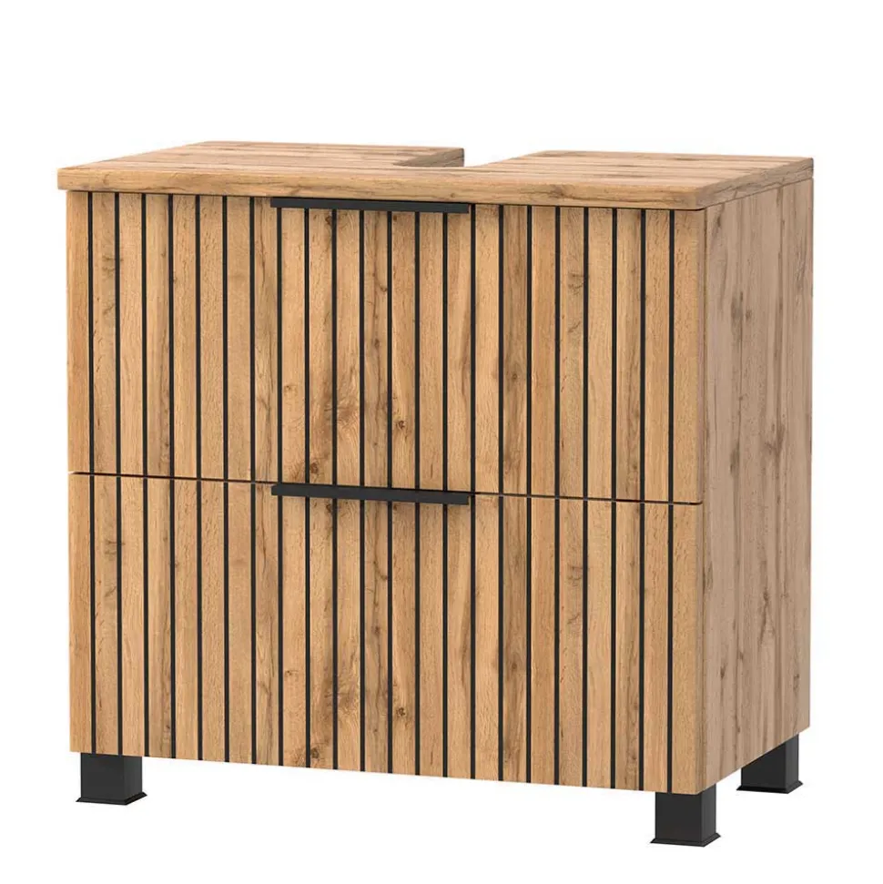 Badmöbel Schränke & Spiegel Set - Crystoga (vierteilig)