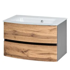 Badmöbel Serie Möbelset zweifarbig - Vandija (vierteilig)