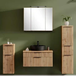 Badmöbel Set im Modernen Stil - Crystoga (vierteilig)