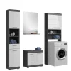 Badmöbel Set mit Waschmaschinenschrank - Nancys (vierteilig)