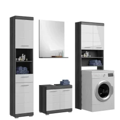 Badmöbel Set mit Waschmaschinenschrank - Nancys (vierteilig)