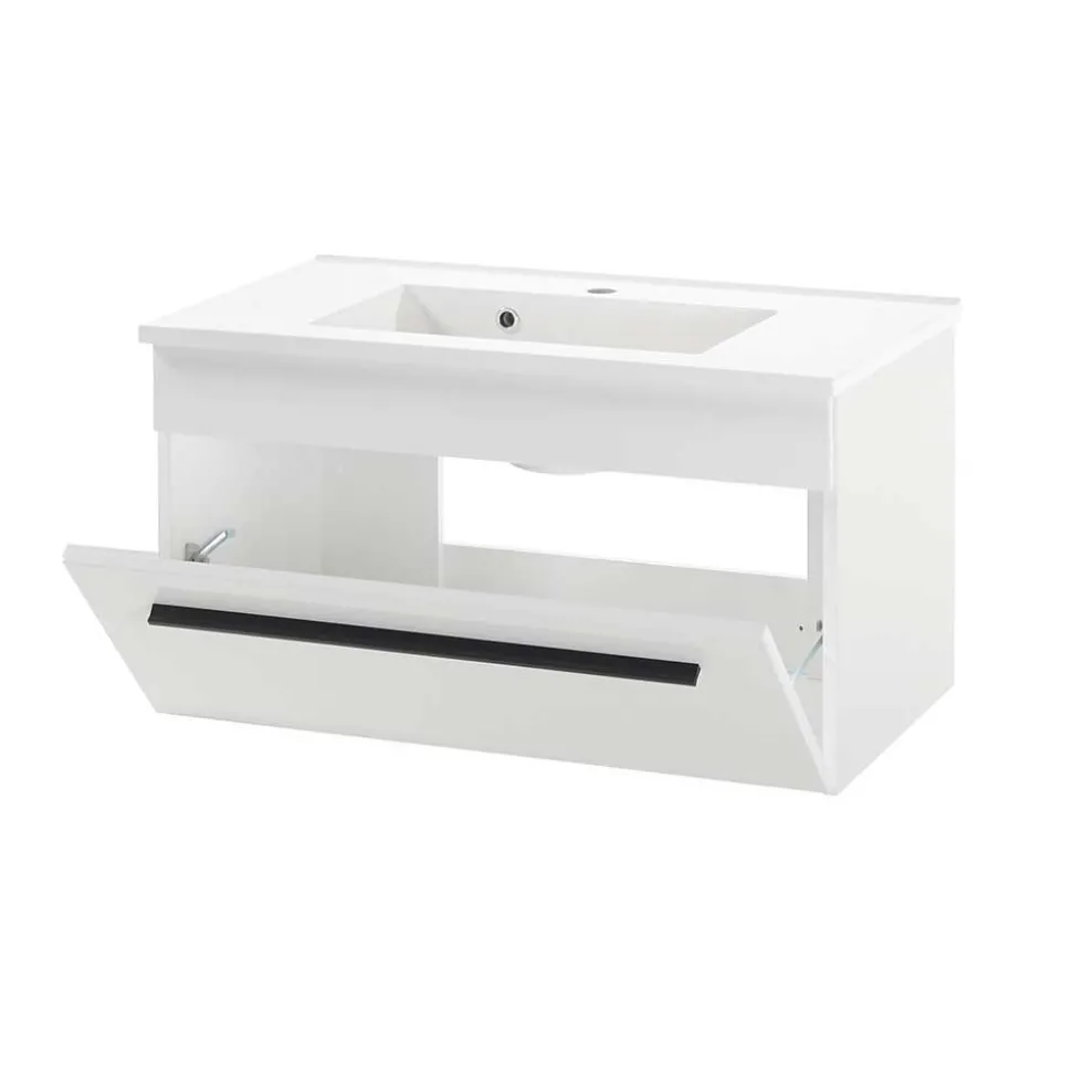 Badmöbel Set mit 2x Hochschrank - Ingmesan (vierteilig)