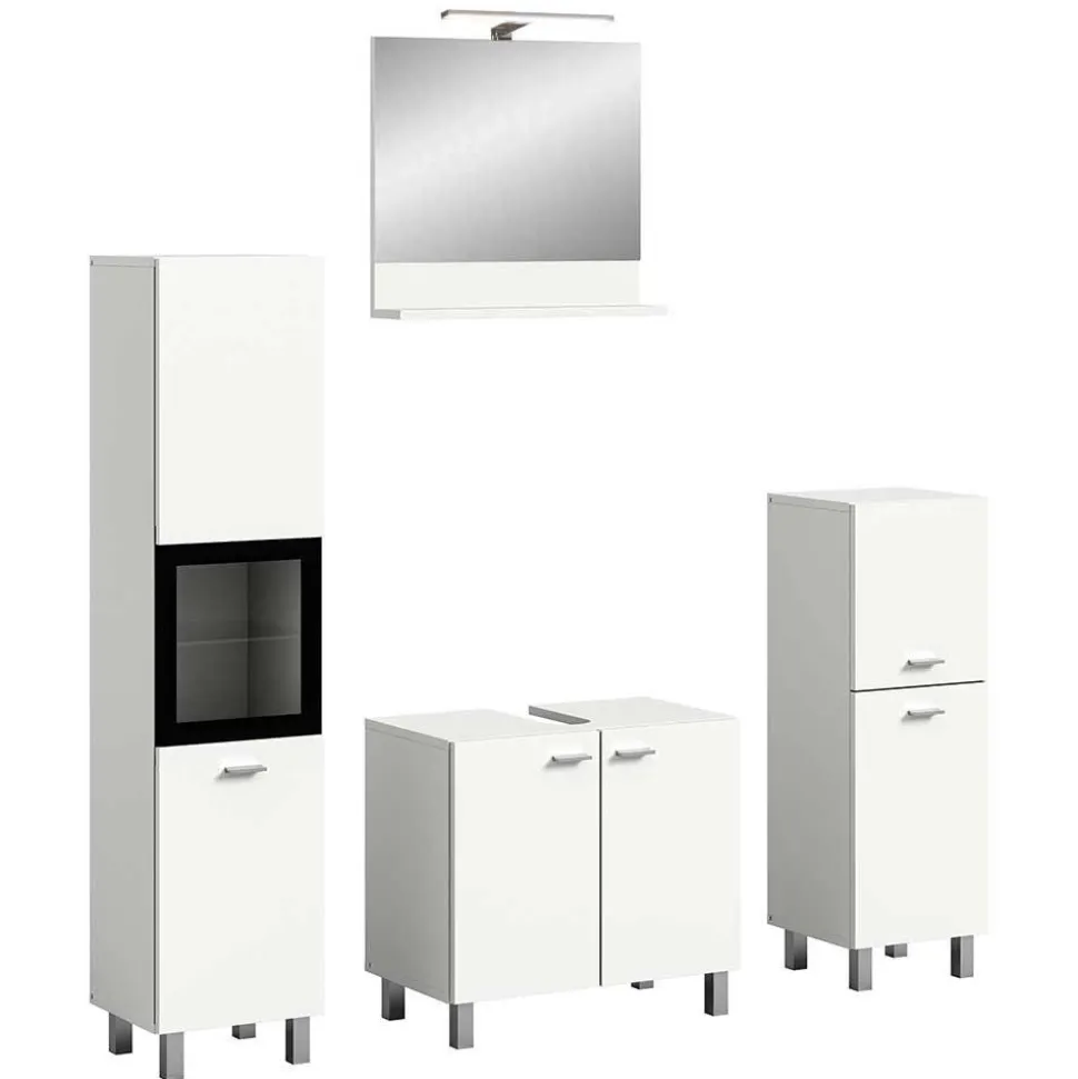 Badmöbel-Kombi in Weiß - Harmone (vierteilig)