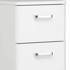 Badmöbel-Kombination in Weiß - Yennja (vierteilig)