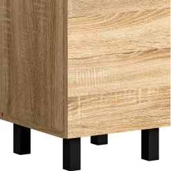 Badmöbel-Set in Sonoma-Eiche - Hoxtona (dreiteilig)