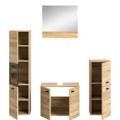 Badmöbelset komplett - Hoxtona (vierteilig)