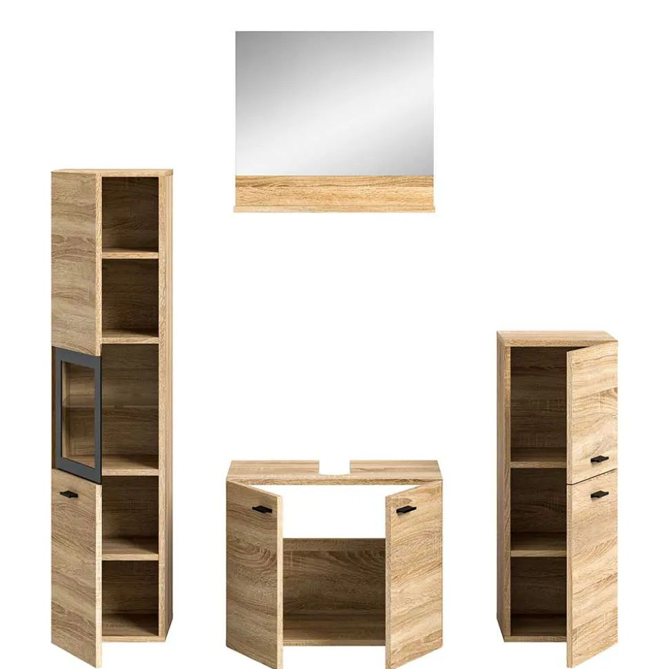 Badmöbelset komplett - Hoxtona (vierteilig)