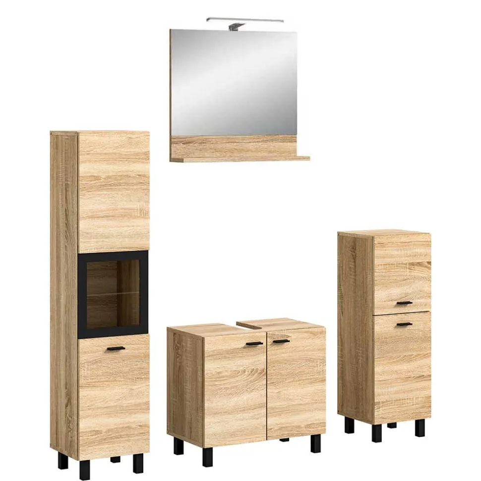 Badmöbelset komplett - Hoxtona (vierteilig)