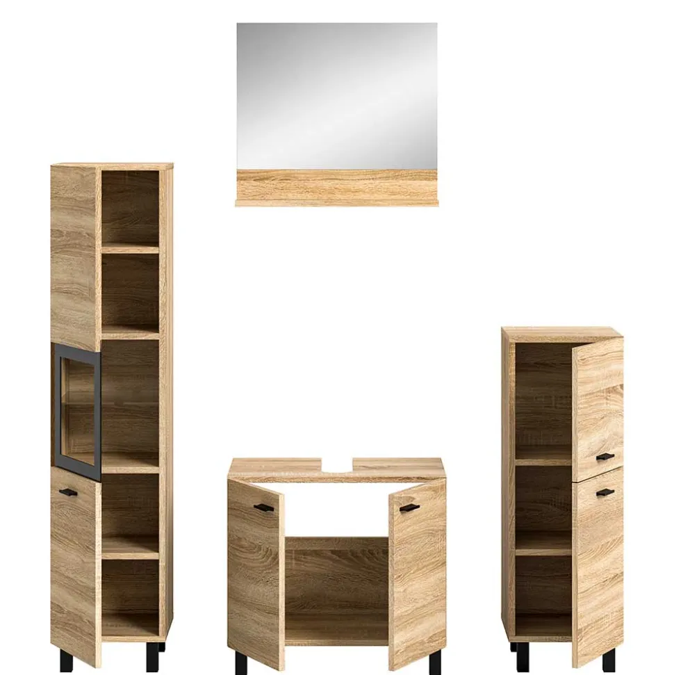 Badmöbelset komplett - Hoxtona (vierteilig)