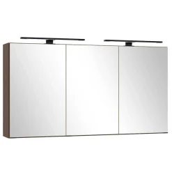 Badmöbel-Set mit zwei Becken modern - Ucaida (vierteilig)