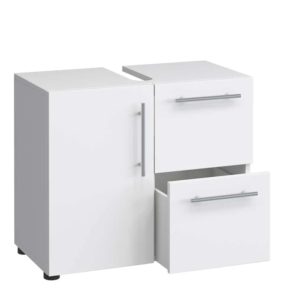 Badschrank fürs Waschbecken in Weiß - Sua