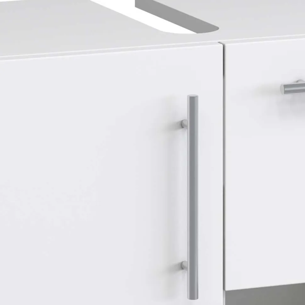 Badschrank fürs Waschbecken in Weiß - Sua