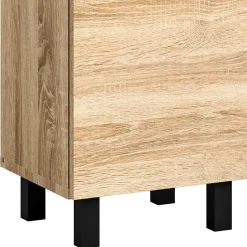 Badschrank mit Glaseinsatz - Hoxtona