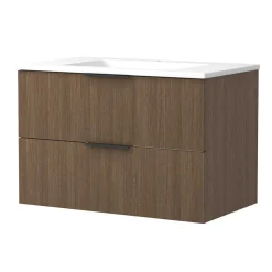 Badschränke und Lichtspiegel Set modern - Ucaida (vierteilig)