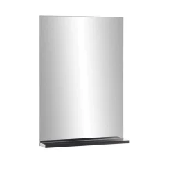 Badspiegel mit Ablage in Schwarz - Ingmesan