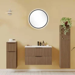 Badspiegel und Badschränke Set - Ucaida (vierteilig)