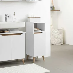 Bad-Unterschrank mit Fach und Tür - Zenata