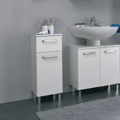 Bad-Unterschrank mit Schublade und Tür - Ardin