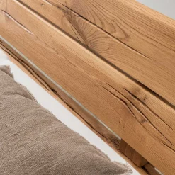 Balkenbett aus Eiche mit Kufen - Felictia