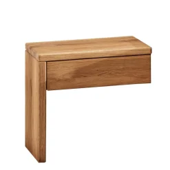 Balkenbett mit Naturkanten Kopfteil - Blevos