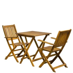 Balkon Tischgruppe für 2 Personen - Emlino (dreiteilig)