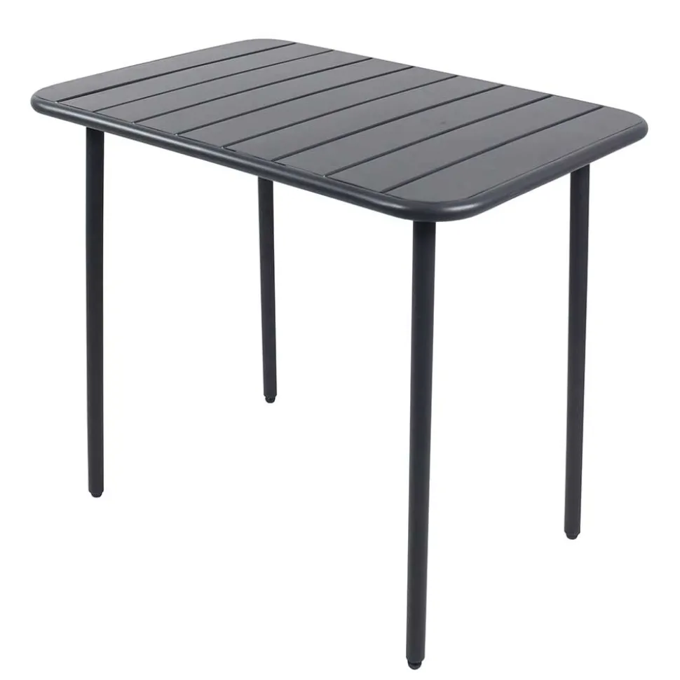 Balkon Tischgruppe in Schwarz Türkis - Ariet (fünfteilig)