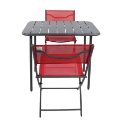 Balkontisch & Klappstühle Set - Maximilian (dreiteilig)